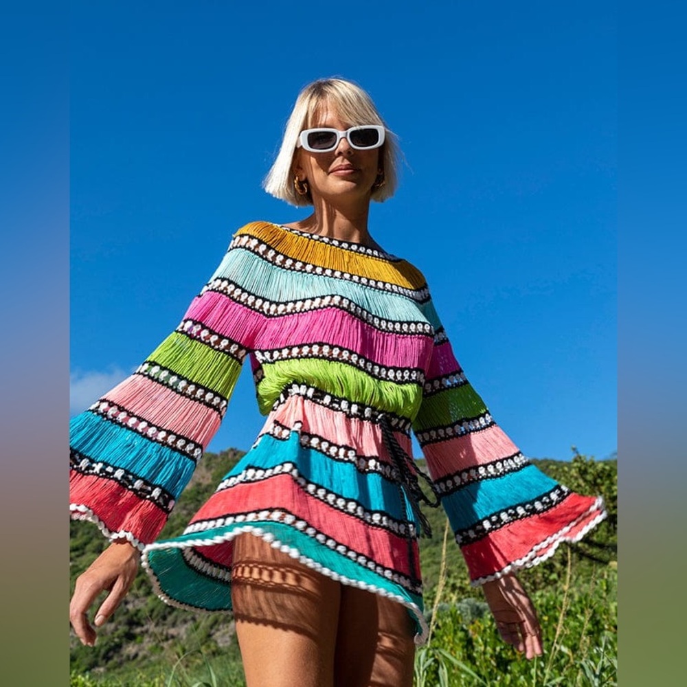 My Beachy Side • Mini Dress Salsa Swing Dress One Size